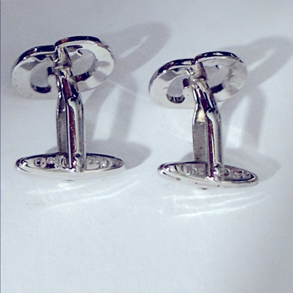 Dior Silver logo CD Cufflinks and Tie clip set! - Picture 9 of 11